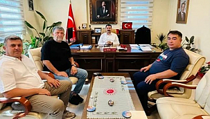 KAYMAKAM KARALİ'YE HAYIRLI OLSUN ZİYARETİ