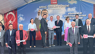 KEPEZ BELEDİYESİ'NE YENİ İŞ MAKİNESİ DESTEĞİ