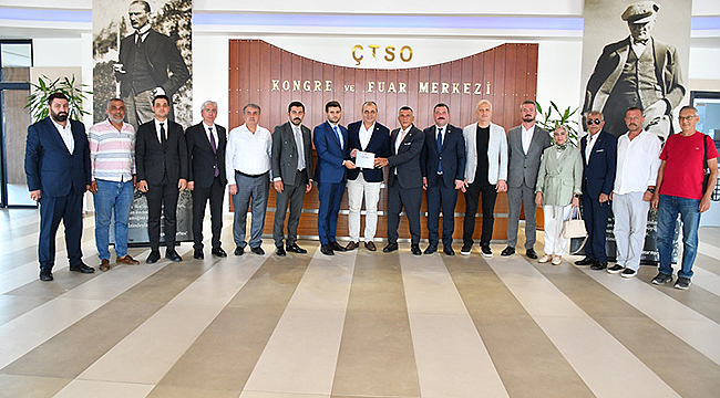MHP BALIKESİR MİLLETVEKİLİ EKREM GÖKAY YÜKSEL, ÇTSO YÖNETİM KURULUNU ZİYARET ETTİ