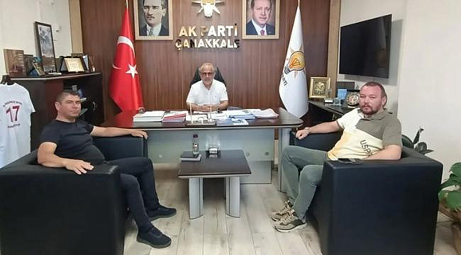 MHP'Lİ ELİK VE ERMİŞ'TEN AK PARTİ İL BAŞKANI GÖKTÜRK'E ZİYARET