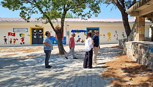 MİNE HAYTA AYVACIK PAŞAKÖY İLKOKULUNU ZİYARET ETTİ