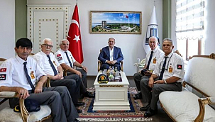 MUHARİP GAZİLERDEN VALİ TORAMAN'A ZİYARET