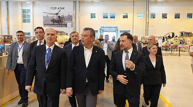 ÖZGÜR CEYLAN, GENEL BAŞKAN ÖZGÜR ÖZEL İLE TUSAŞ'TA