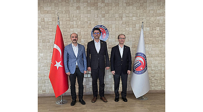 REKTÖR ERENOĞLU'NA GMKA'DAN GEÇMİŞ OLSUN ZİYARETİ