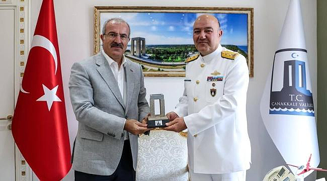 TORAMAN'DAN AMFİBİ KOLORDU KOMUTANI SÖZBİR'E VEDA TEŞEKKÜRÜ