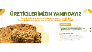 "ÜRETİCİLERİMİZİN YANINDAYIZ"