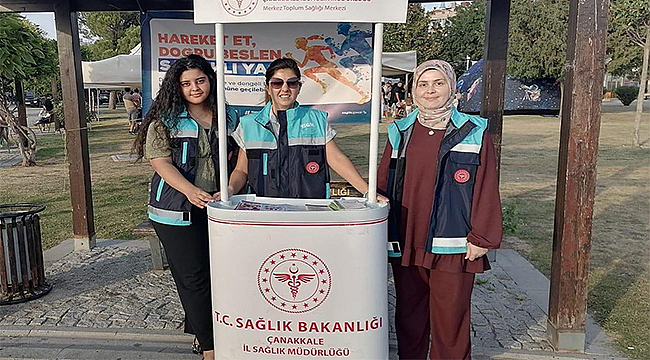 3-9 EYLÜL HALK SAĞLIĞI HAFTASINDA "HAREKET ET, DOĞRU BESLEN, SAĞLIKLI YAŞA!" ETKİNLİĞİ