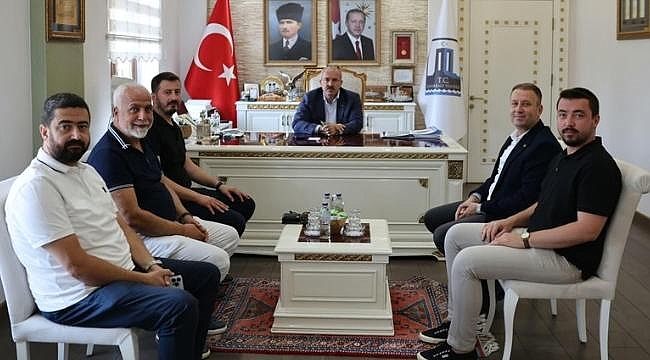 AK PARTİ ÇAN İLÇE BAŞKANLIĞINDAN VALİ TORAMAN'A ZİYARET