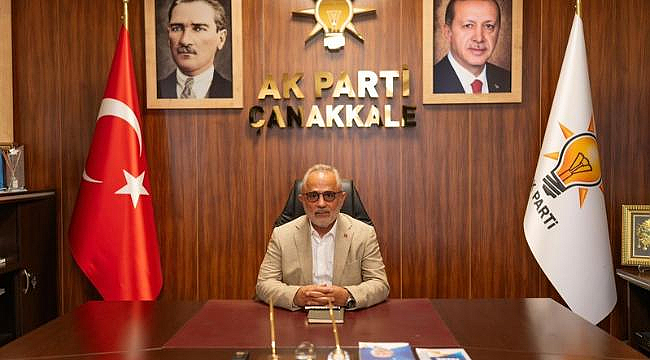 AK PARTİ ÇANAKKALE İL BAŞKANI ÖMER FARUK GÖKTÜRK GÖREVİNDEN AYRILDI