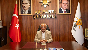 AK PARTİ ÇANAKKALE İL BAŞKANI ÖMER FARUK GÖKTÜRK GÖREVİNDEN AYRILDI