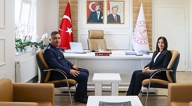 ALBAY ÇAKMAK'TAN VEDA ZİYARETİ