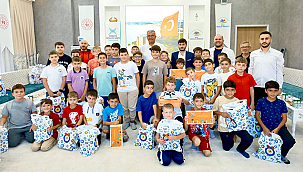 BAŞKAN ELBİ'DEN ÇOCUKLARA HEM SÜRPRİZ HEM GELECEK VİZYONU