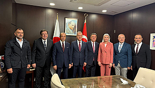 BAŞKAN ERKEK'İN JAPONYA PROGRAMI SÜRÜYOR