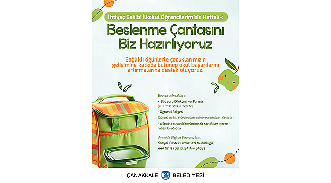 "BESLENME SAATİ" UYGULAMASI BAŞLIYOR!