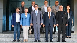 BİGA FUARI ÖNCESİ ÇOMÜ'YE ZİYARET