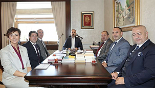 BİGA TSO'DAN BAKAN YARDIMCISI BÜLENT TURAN'A ZİYARET