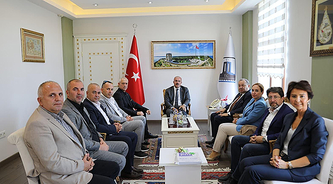 BİGA TSO'DAN VALİ TORAMAN'A ZİYARET
