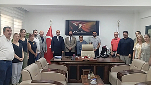 ÇANAKKALE İL SAĞLIK MÜDÜRÜ DR. HAKAN GÖRGÜLÜ'YE HAYIRLI OLSUN ZİYARETİ