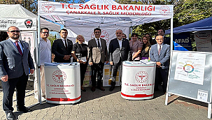 ÇOMÜ TANITIM GÜNLERİNDE HALK SAĞLIĞI STANDI AÇILDI