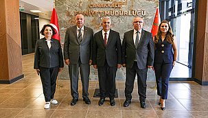 ÇTSO VE ÇTB BAŞKANLARINDAN EMNİYET MÜDÜRÜ DAĞISTANLI'YA ZİYARET