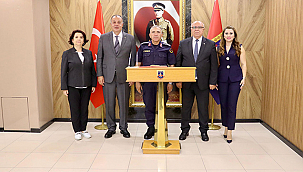 ÇTSO VE ÇTB BAŞKANLARINDAN İL JANDARMA KOMUTANINA ZİYARET