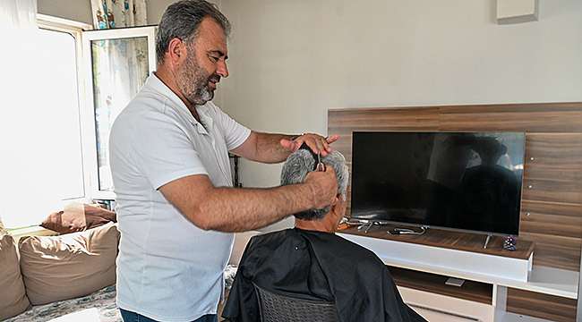 EVDE BERBER HİZMETİ UYGULAMAMIZ DEVAM EDİYOR