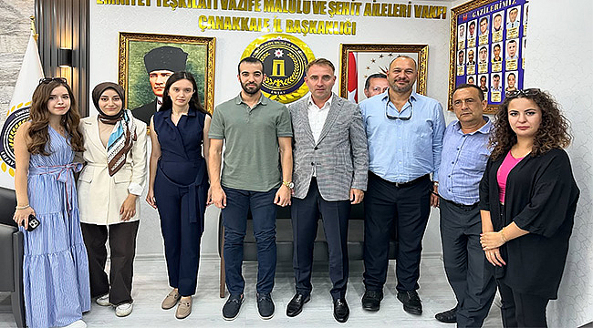 GAZİLER GÜNÜNDE ŞEHİT VE GAZİ VAKFI ZİYARETİ