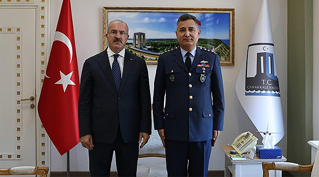 HAVA KONTROL ALBAY SALİH ÇAKMAK'TAN VALİ TORAMAN'A VEDA ZİYARETİ