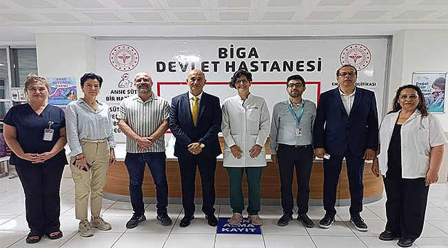 İL SAĞLIK MÜDÜRÜ DR. HAKAN GÖRGÜLÜ'DEN BİGA'DA SAHA ZİYARETİ