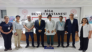 İL SAĞLIK MÜDÜRÜ DR. HAKAN GÖRGÜLÜ'DEN BİGA'DA SAHA ZİYARETİ