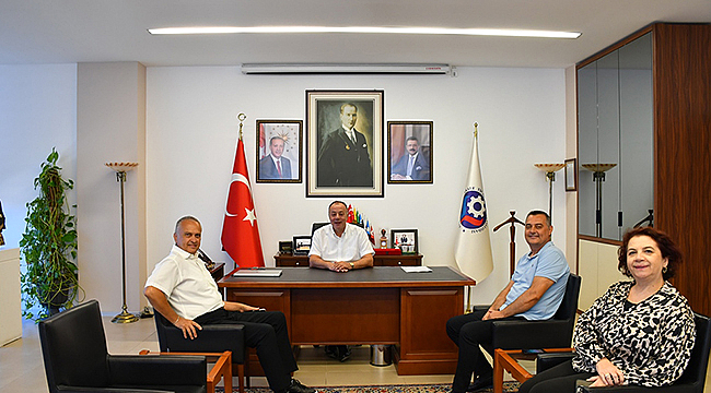 İLYAS ARSLAN ÇTSO YÖNETİM KURULU BAŞKANI SELÇUK SEMİZOĞLU'NU ZİYARET ETTİ