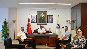 İLYAS ARSLAN ÇTSO YÖNETİM KURULU BAŞKANI SELÇUK SEMİZOĞLU'NU ZİYARET ETTİ