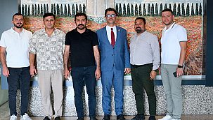 İMAMOĞLU'NDAN REKTÖR ERENOĞLU'NA DESTEK ZİYARETİ