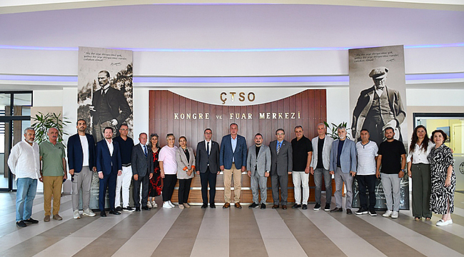 İYİ PARTİ ÇANAKKALE MİLLETVEKİLİ RIDVAN UZ'DAN, ÇTSO ZİYARETİ