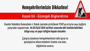 KARACAÖREN 4. SOKAK'TA TRAFİK DÜZENLEMESİNE DİKKAT