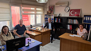 MİLLETVEKİLİ İSMET GÜNEŞHAN'DAN CHP MERKEZ İLÇE BAŞKANLIĞINA ZİYARET