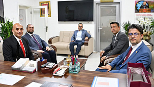 REKTÖR ERENOĞLU'NDAN İL SAĞLIK MÜDÜRÜ GÖRGÜLÜ'YE ZİYARET