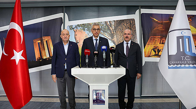 SAĞLIK BAKANI PROF. DR. KEMAL MEMİŞOĞLU ÇANAKKALE'DE