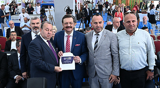TOBB BAŞKANI RİFAT HİSARCIKLIOĞLU'NA BİGA FUARI DAVETİ