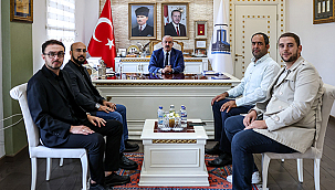 ÜNİVERSİTE BURSLARI VE BARINMA KOORDİNATÖRLÜĞÜNDEN VALİ TORAMAN'A ZİYARET