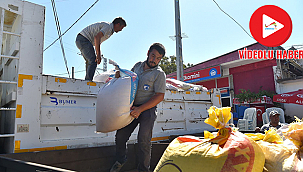 ÜRETİCİYE DESTEK PROJESİ KAPSAMINDA YEMLİK ARPA DAĞITIMI YAPILDI