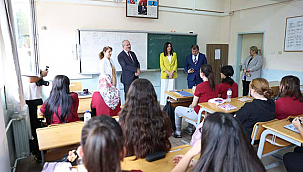 VALİ TORAMAN'DAN İBRAHİM BODUR ANADOLU LİSESİ'NE ZİYARET