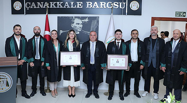 YENİ AVUKATLAR RUHSATINI ALDI