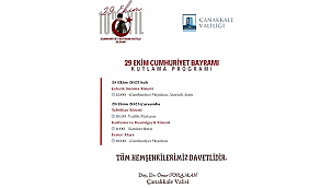 29 EKİM CUMHURİYET BAYRAMI COŞKUYLA KUTLANACAK