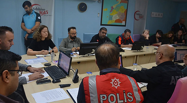 AFET SAĞLIK GRUBU TATBİKATI HAZIRLIK TOPLANTISI GERÇEKLEŞTİRİLDİ