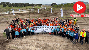 AKÇANSA, ÇANAKKALE'DE FİDAN DİKİMİ ETKİNLİĞİ GERÇEKLEŞTİRDİ