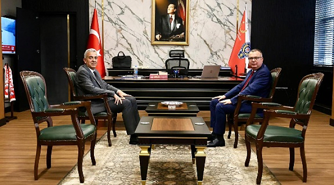 BAŞKAN BİROL ARSLAN'DAN EMNİYET MÜDÜRÜNE ZİYARET