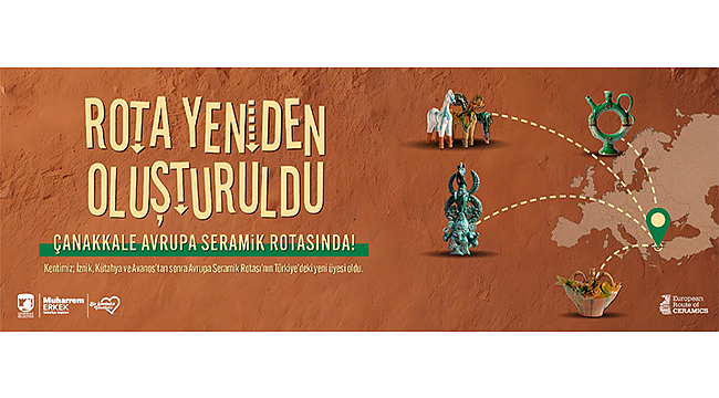 BAŞKAN ERKEK, AVRUPA SERAMİK ROTASI GENEL KURULUNA KATILACAK