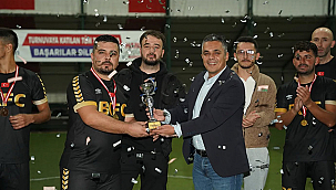 ÇAN BELEDİYESİ FUTBOL TURNUVASI'NDA ŞAMPİYON BK MEDYA