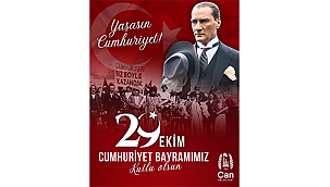 ÇAN BELEDİYESİ'NDEN 29 EKİM MESAJI